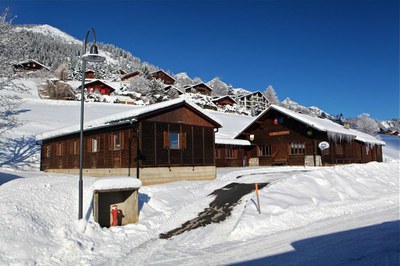 Chalet l'Ancien Stand - Leysin - extérieur - hiver